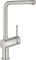 Grohe Minta (31375DC0) Supersteel, keittiöhana kääntyvällä L-juoksuputkella – kuva 5