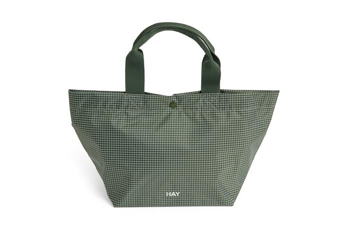 HAY - Grid Everyday Bag - Mini - Tummanvihreä