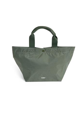 HAY - Grid Everyday Bag - Mini - Tummanvihreä