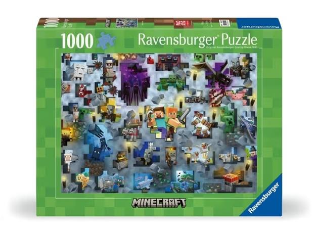 Minecraft Mobs Palapelit 1000 palaa, Ravensburger – kuva 7/8