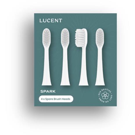 Be Lucent Spark Toothbrush Heads Refill White