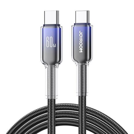 Joyroom S-A42 Crystal-Clear Series USB-C to USB-C 60W 1,2m