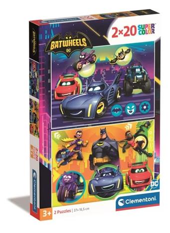Clementoni DC Comics Super Colour Batwheels (2x20)