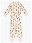Geggamoja Kaksiosainen Pyjama Peppi Pitkätossu, Beige, 98-104