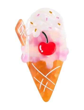 Mango Ice Cream Hair Claw - Pink - ONE SIZE