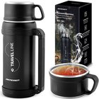 Tyhjiötermospullo 1500 ml BD-781 musta