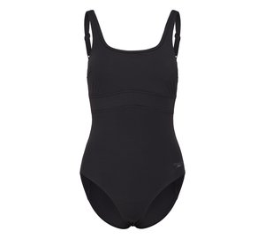 Speedo Solid Contour Eclipse Swimsuit - Black - 46