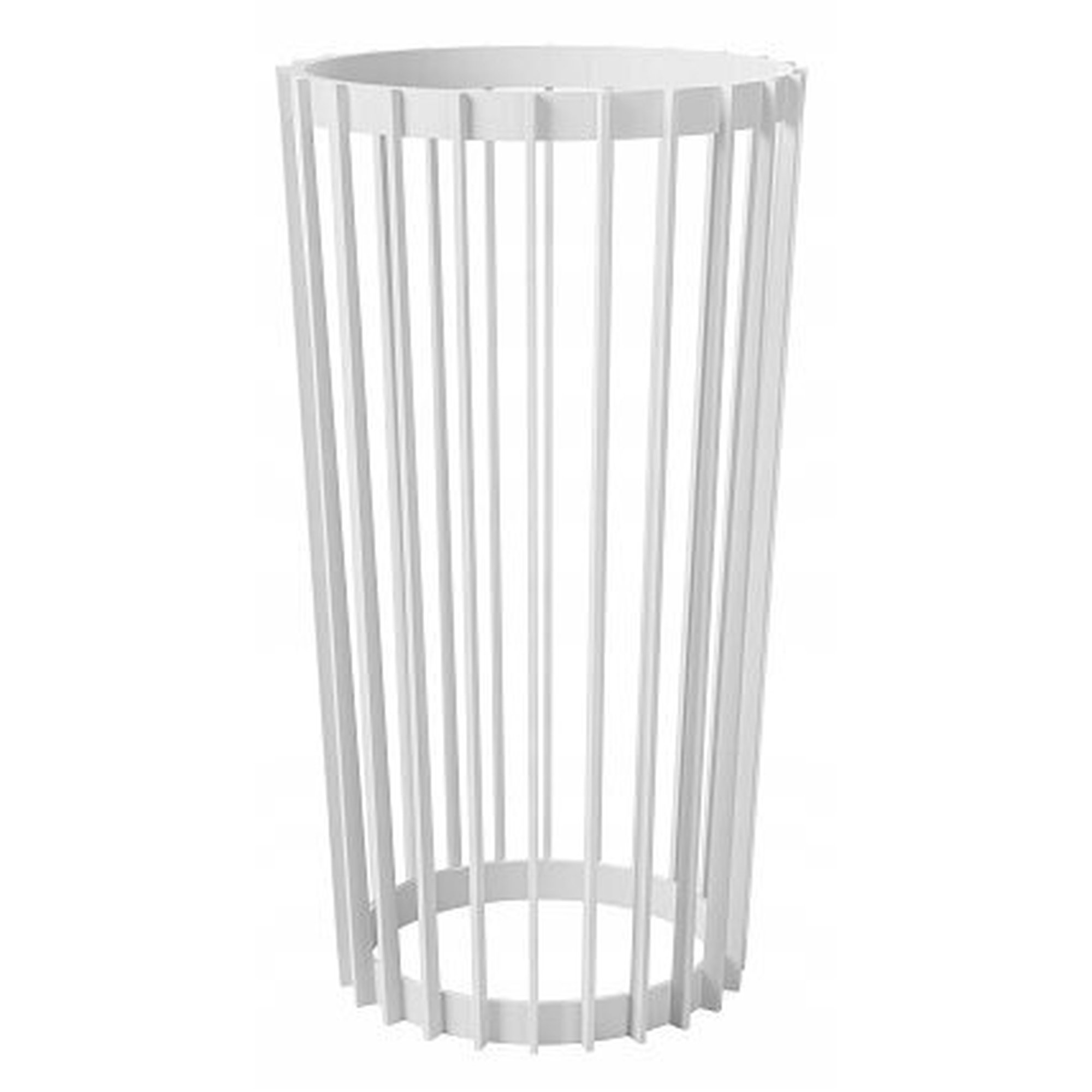 Kaksipuolinen kukkateline Standy 54cm korkea, valkoinen