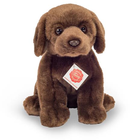 Teddy Hermann - Sitting Labrador dark brown 25 cm (919582)