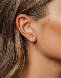 BOW19 - Kulta - Heart Stud Mini