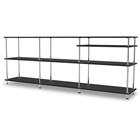 Montana Free Shelf 222100 Black / Chrome - Kirjahyllyt Maalattu Metalli Musta - 5715288530686