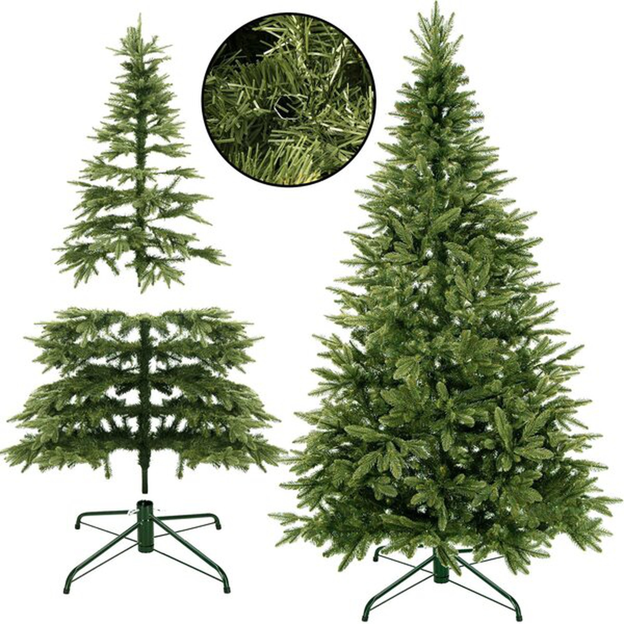 Keinokuusi shermukšnis 220cm - tiheä ja luonnollinen