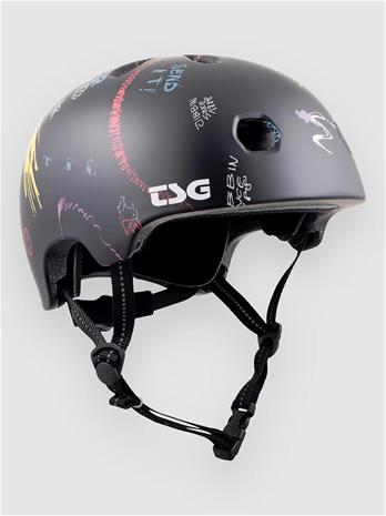 TSG Meta Graphic Design Helmet black drip / in
