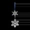 Pluto Design Snow joulukoriste. Hopea – kuva 1