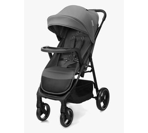 Kinderkraft Trig 3 Matkarattaat + Tarjotin, Granite Grey