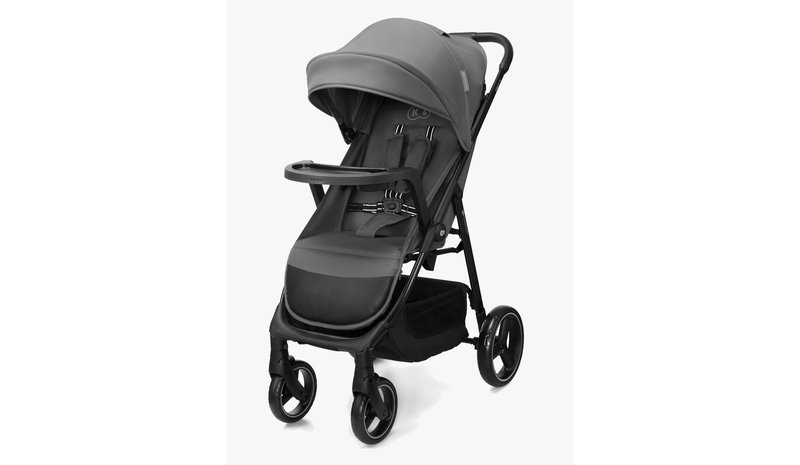 Kinderkraft Trig 3 Matkarattaat + Tarjotin, Granite Grey