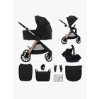 Kinderkraft Vesto 2 3-in-1 Yhdistelmävaunut, Black