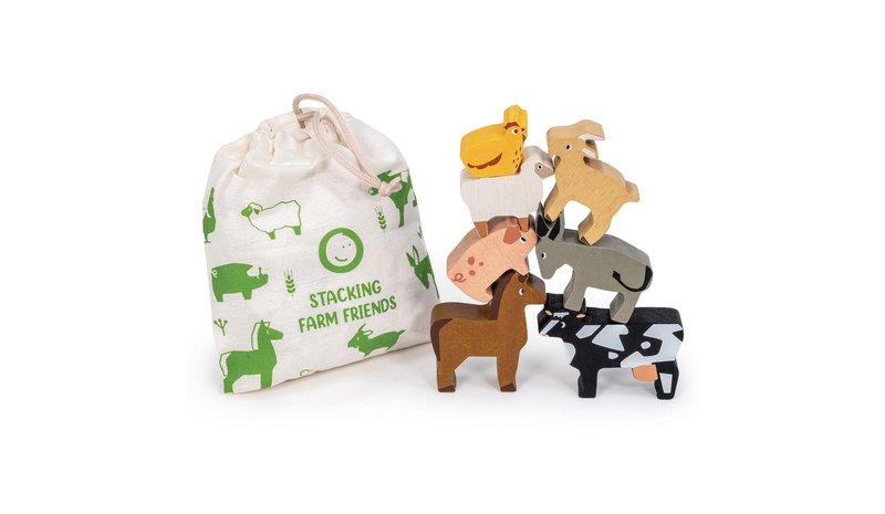 Mentari - Happy Stacking - Farm Animals (MT7207) – kuva 1/2