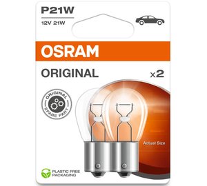 Polttimopari, P21W, 12 V, Osram