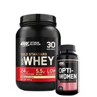 100 % Whey Gold Standard heraproteiini 700 g + Opti-Women, 60 kapselia