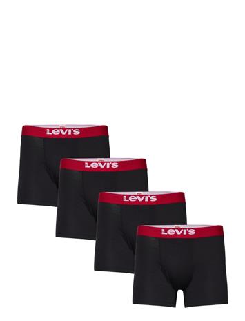 Levi'sÂ® Levis Men Solid Basic Boxer Brief Org Co 4P Ecom Bokserit Black Levi'sÂ®
