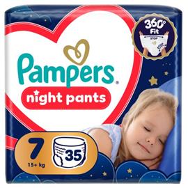 Pampers Night Pants Vaippahousut, 7, 35 kpl.