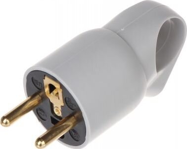 Legrand 50105 16a 230v pistoke maadoitettuna, harmaa