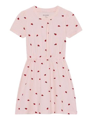 Minymo Dress Ss Aop - Pink - 128