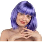Kleopatra peruukki - violetti, olkapäiden pituus