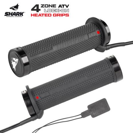 Shark 4ZONE LOCK-ON ATV kahvanlämmittimet + peukalonlämmitin
