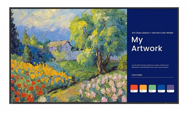 BenQ SL5504 (55"), näyttö