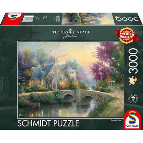 Adlibris Lamplight Manor Thomas Kinkade Palapeli 3000 palaa Schmidt
