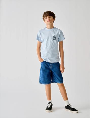 ONLY & SONS Osjcleve Reg Ss Tee Jrs - Blue - 170-176