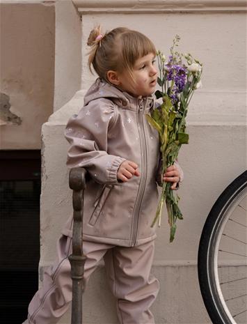 mikk-line Softshell Jacket Aop - Pink - 134