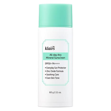 Klairs All-day Airy Mineral Sunscreen 60 ml