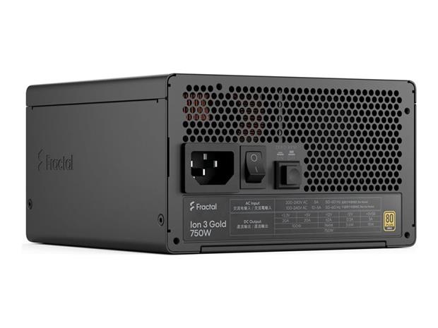 Fractal Design Ion 3 750W -virtalähde, 80 Plus Gold
