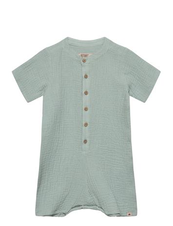 Huttelihut Playsuit Ss Muslin - Pink - 86