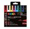Posca - Brush PC-5BR set, 8 pcs (401676) – kuva 2
