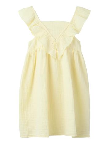name it Nmffuslin Capsl Dress - Green - 110