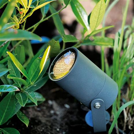 Luna Garden Spotlight 350 lm 5W 35° harmaa