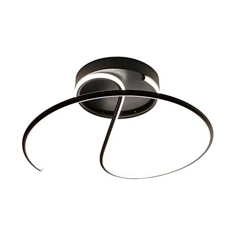 Kiinteä LED-kattokruunu DELTA LED/30W/230V musta