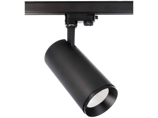 LED-kiskokohdevalo Lucea 3-vaihe, 30 W, musta