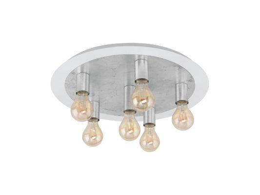 EGLO PASSANO CEILING 5L WHITE/SILVER