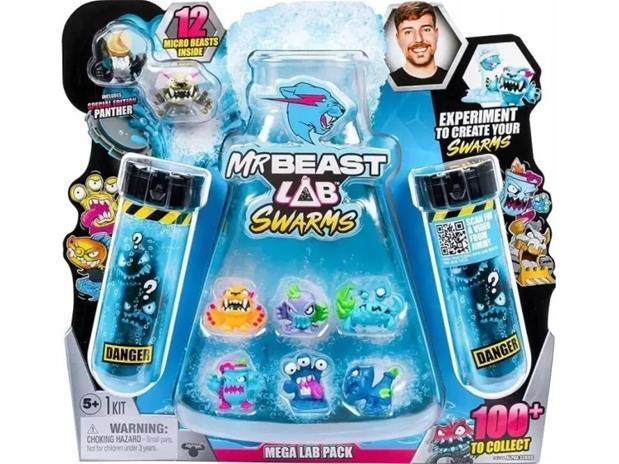 MrBeast Lab Swarms Mega Lab - 12 hahmoa, lajitelma