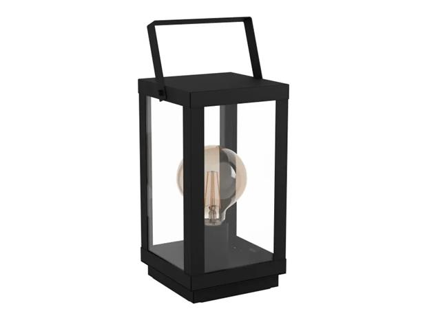 EGLO BRADFORD 1 BORD E27 SORT/KLAR
