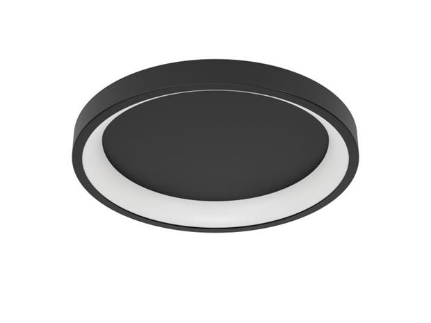 EGLO connect Smart-LED kattovalaisin Loretello-Z, pyöreä, musta