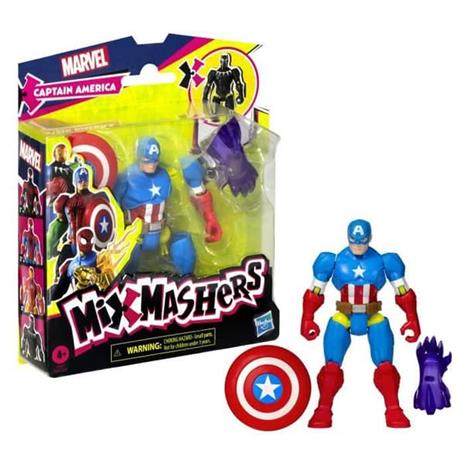 Hasbro MixMashers Marvel Captain America 12cm – kuva 5/8