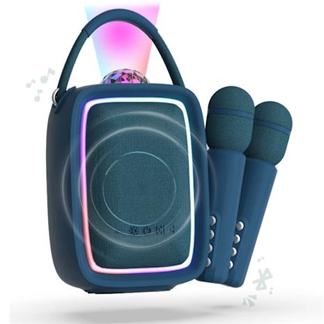 MOB Karaoke Singy Party Bluetooth kannettava kaiutin, tummansininen