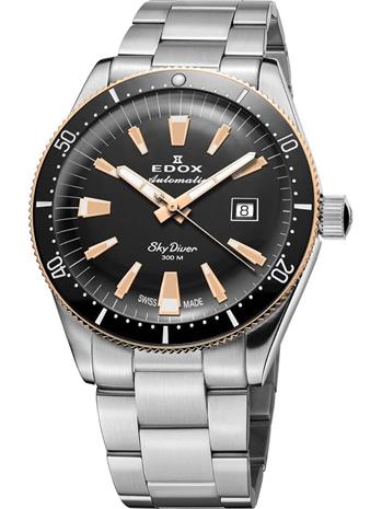 Edox Skydiver Date Automatic Limited Edition 80126-357RNM-NIRB