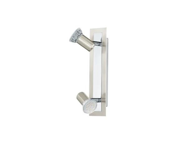 EGLO 90915 - Seinäkattovalaisin ROTTELO 2xGU10/LED/3W